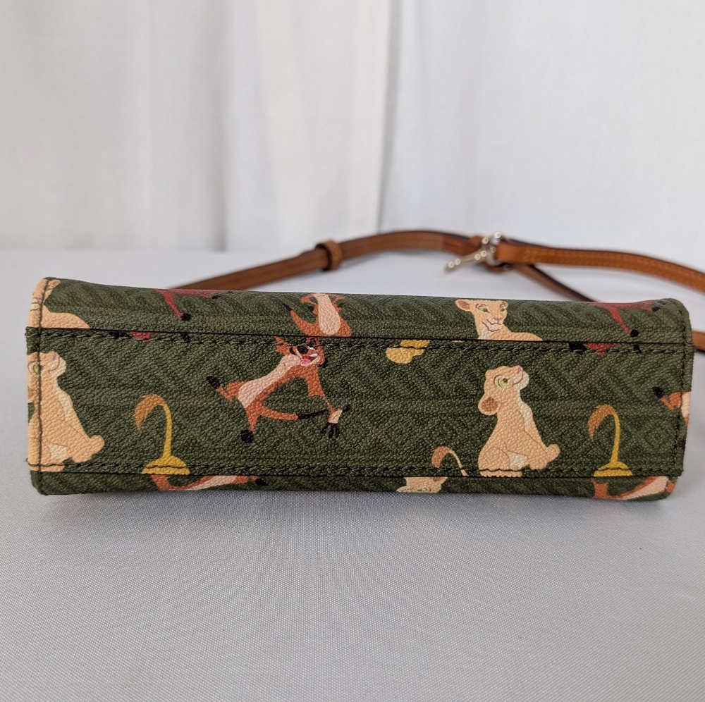 Dooney & Bourke Disney Green 1997 Lion King Crossbody Bag EUC - Picture 3 of 16